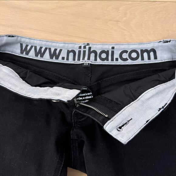 Niihai black low rise skinny - Picture 6 of 8